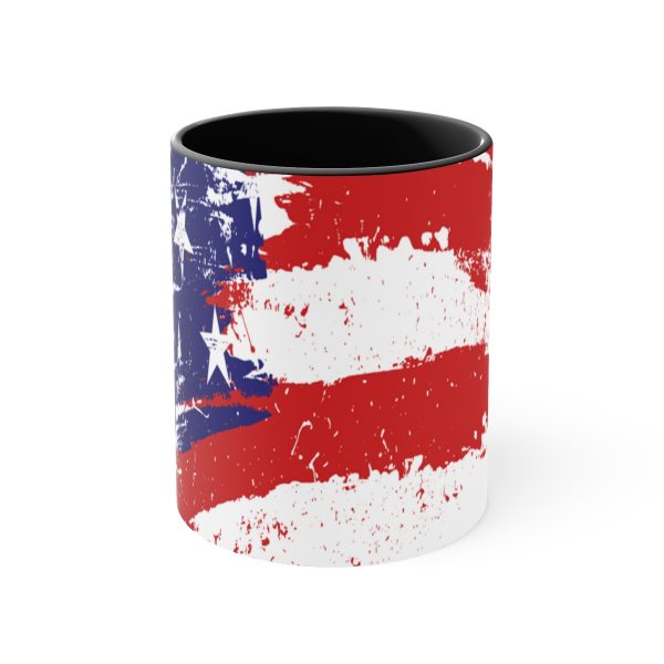 Accent Coffee Mug 11oz - Stars and Stripes - Image 5