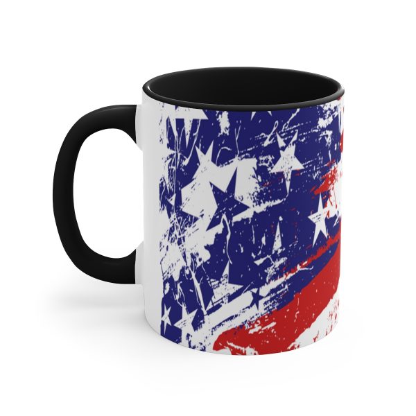 Accent Coffee Mug 11oz - Stars and Stripes - Image 6