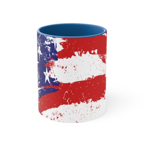 Accent Coffee Mug 11oz - Stars and Stripes - Image 13