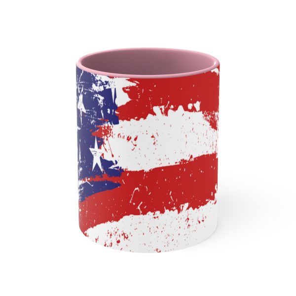 Accent Coffee Mug 11oz - Stars and Stripes