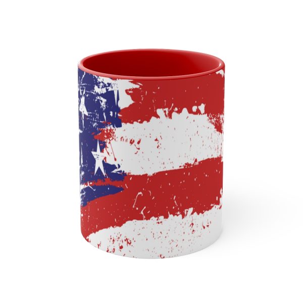 Accent Coffee Mug 11oz - Stars and Stripes - Image 17