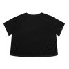 Women's Flowy Cropped Tee - Fear Is The Virus LOGO1 - Image 6