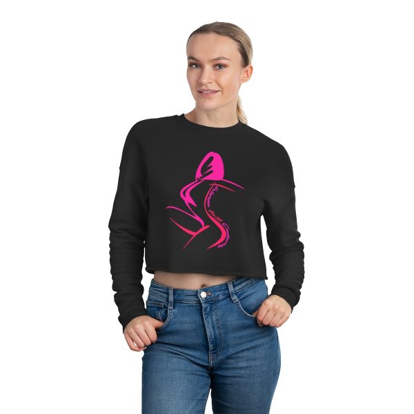 Women's Cropped Sweatshirt - Women Are Not Costumes - Image 12