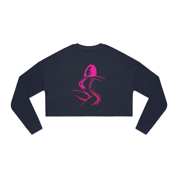 Women's Cropped Sweatshirt - Women Are Not Costumes - Image 2