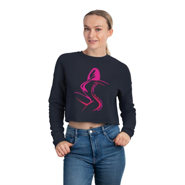 Women's Cropped Sweatshirt - Women Are Not Costumes - Image 4