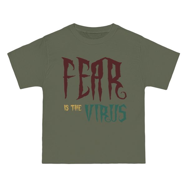 Beefy-T®  Short-Sleeve T-Shirt - Fear Is The Virus LOGO1 - Image 17