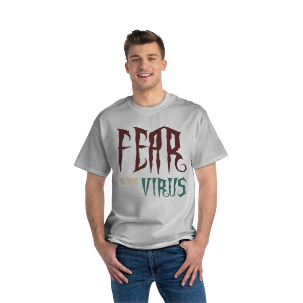 Beefy-T®  Short-Sleeve T-Shirt - Fear Is The Virus LOGO1 - Image 31