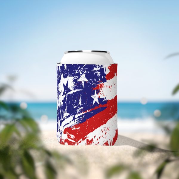 Can Cooler Sleeve - Stars and Stripes