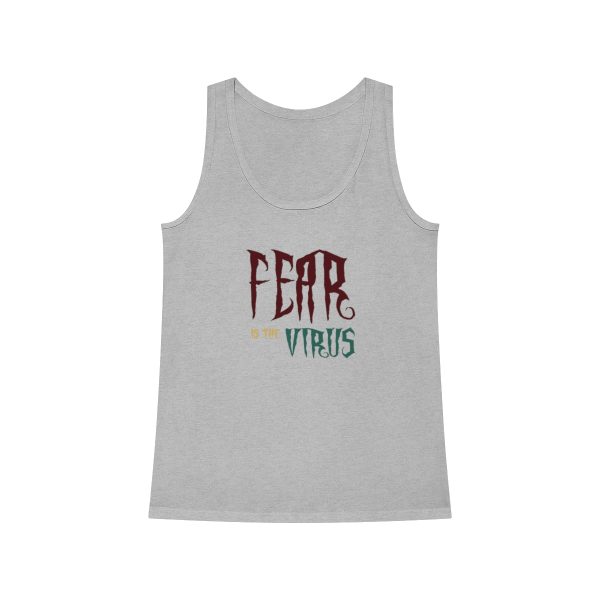 Women's Dreamer Tank Top - Fear Is The Virus LOGO1 - Image 5