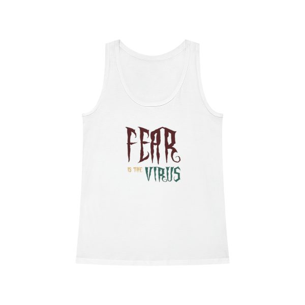 Women's Dreamer Tank Top - Fear Is The Virus LOGO1 - Image 3