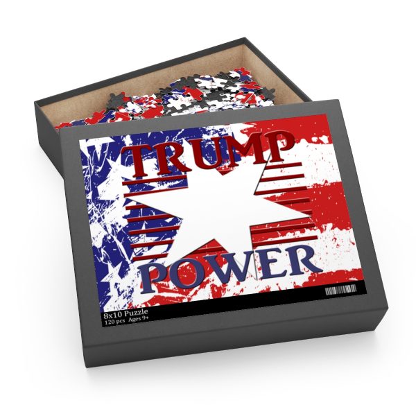 Puzzle (120 252 500 Piece) - TRUMP POWER - Stars and Stripes - Image 5