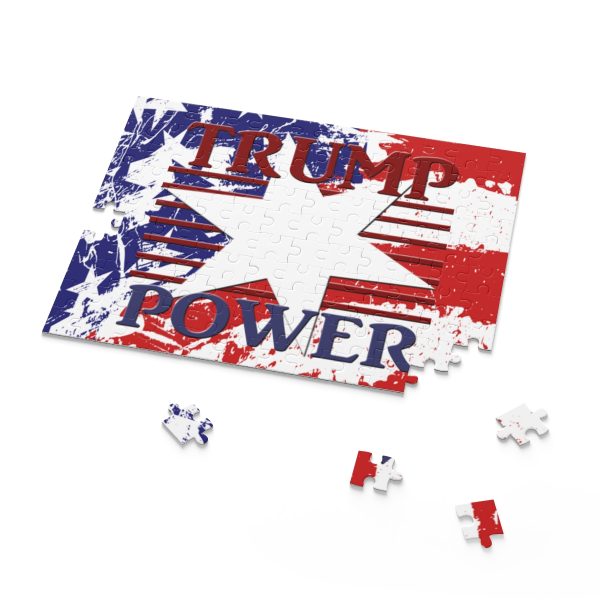 Puzzle (120 252 500 Piece) - TRUMP POWER - Stars and Stripes - Image 6