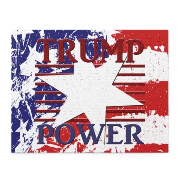 Puzzle (120 252 500 Piece) - TRUMP POWER - Stars and Stripes - Image 7