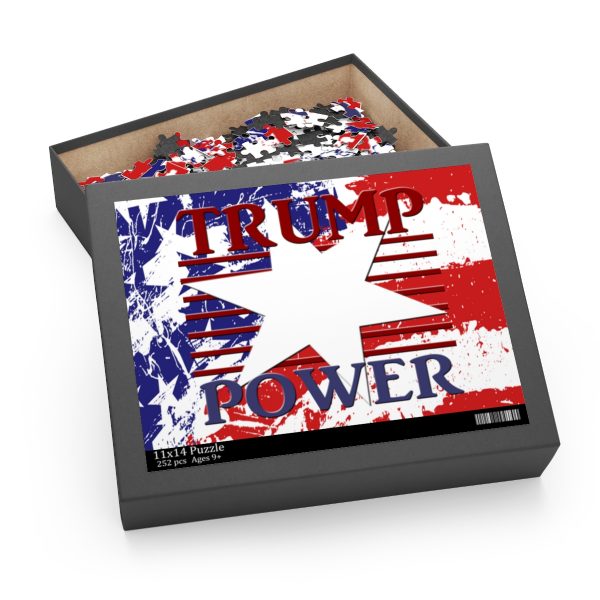 Puzzle (120 252 500 Piece) - TRUMP POWER - Stars and Stripes - Image 8