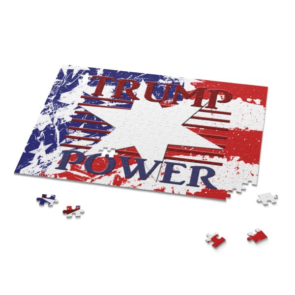 Puzzle (120 252 500 Piece) - TRUMP POWER - Stars and Stripes - Image 9