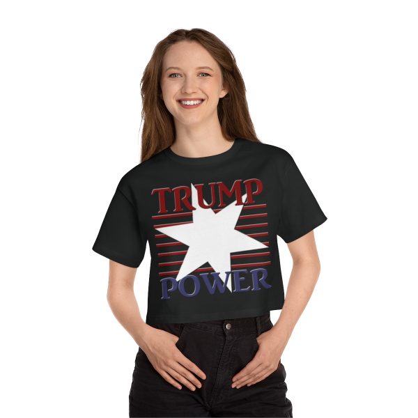 Champion Women's Heritage Cropped T-Shirt - TRUMP POWER - Image 9