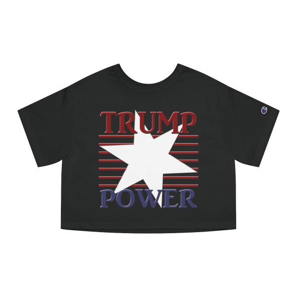 Champion Women's Heritage Cropped T-Shirt - TRUMP POWER - Image 7