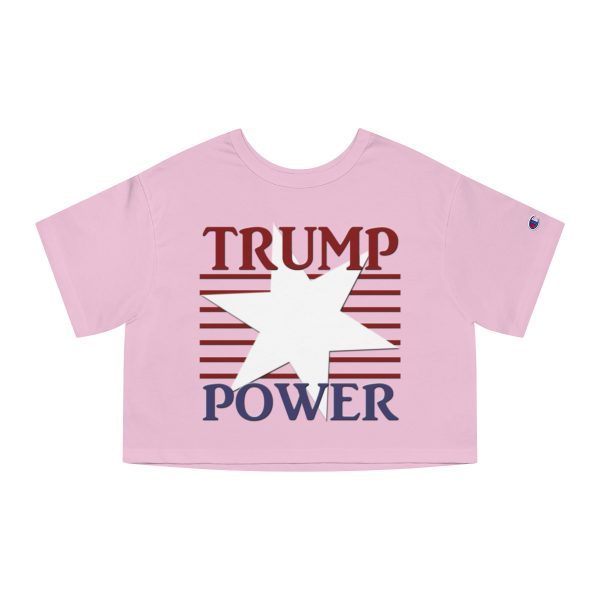 Champion Women's Heritage Cropped T-Shirt - TRUMP POWER - Image 2