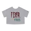 Champion Women's Heritage Cropped T-Shirt - Fear Is The Virus LOGO1 - Image 10