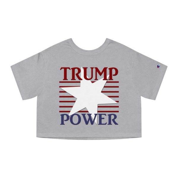 Champion Women's Heritage Cropped T-Shirt - TRUMP POWER - Image 10