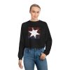 Women's Cropped Fleece Pullover - TRUMP POWER - Image 11