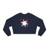 Women's Cropped Fleece Pullover - TRUMP POWER - Image 2
