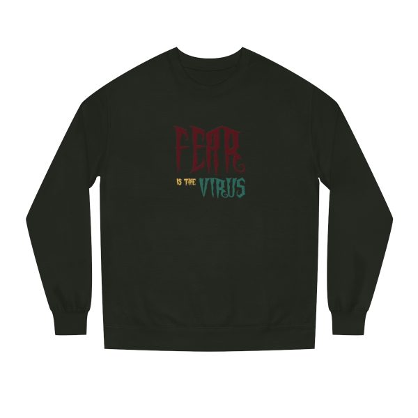 Unisex Crew Neck Sweatshirt - Fear Is The Virus LOGO1 - Image 21