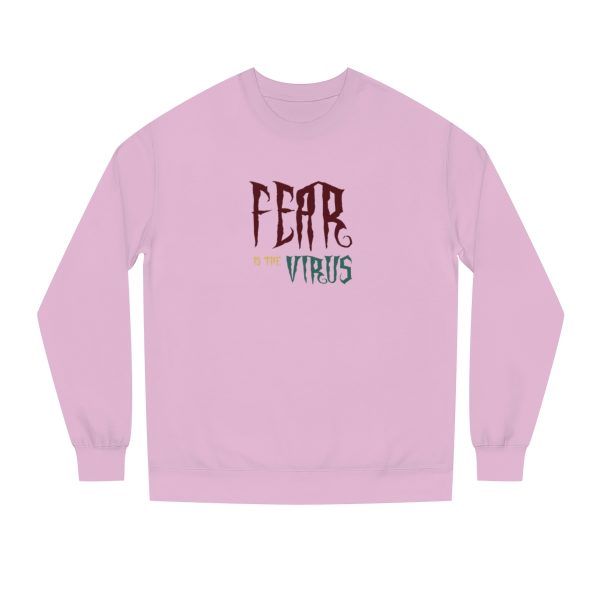 Unisex Crew Neck Sweatshirt - Fear Is The Virus LOGO1 - Image 25