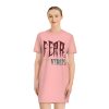 Spinner T-Shirt Dress - Fear Is The Virus LOGO1 - Image 12