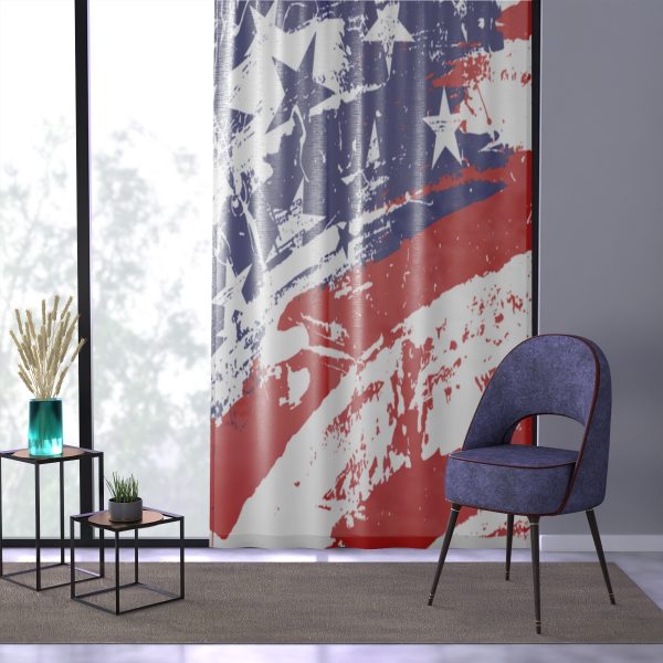 Window Curtain - Stars and Stripes