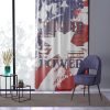 Window Curtain - TRUMP POWER - Stars and Stripes