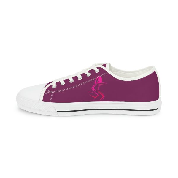 Men's Low Top Sneakers- Women Are Not Costumes (Purple BG) - Image 12