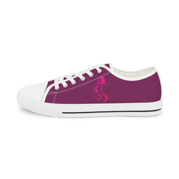 Men's Low Top Sneakers- Women Are Not Costumes (Purple BG) - Image 14