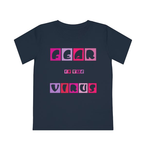 Kids' Creator T-Shirt - Fear Is The Virus LOGO 6 - Image 16