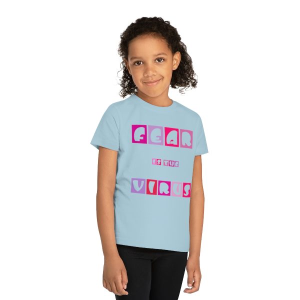 Kids' Creator T-Shirt - Fear Is The Virus LOGO 6 - Image 15