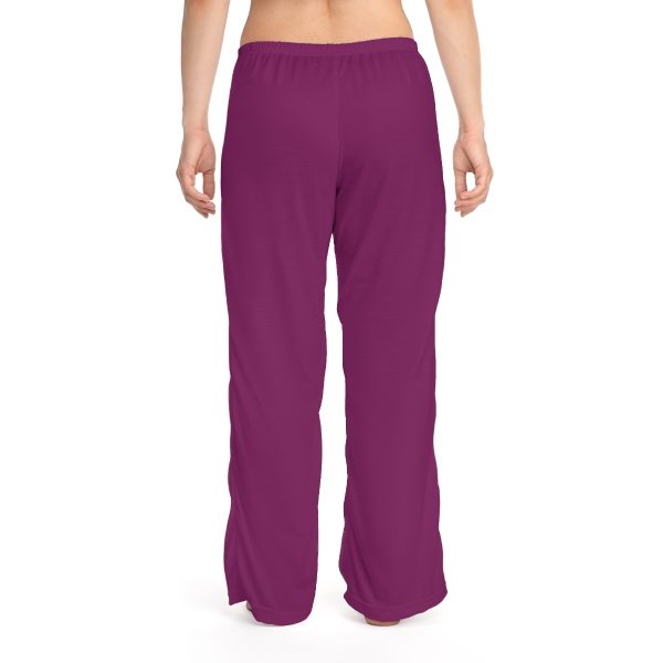 Women's Pajama Pants (AOP) - Women Are Not Costumes (Purple BG) - Image 9