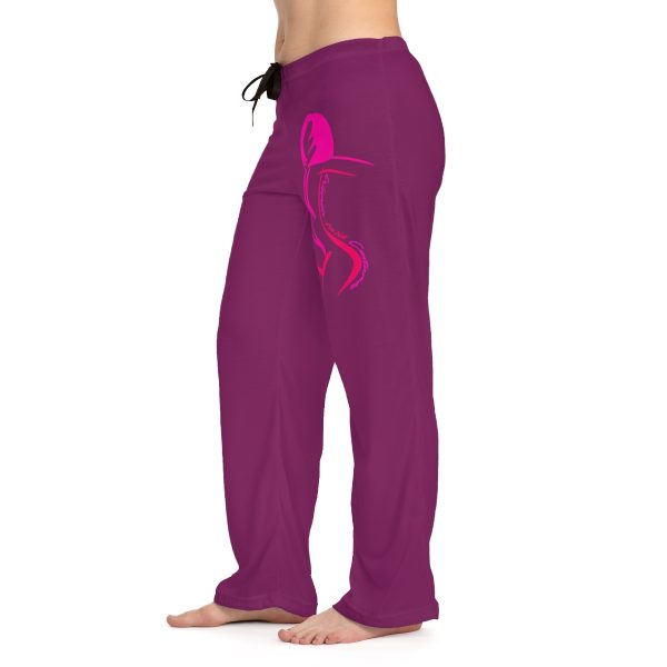 Women's Pajama Pants (AOP) - Women Are Not Costumes (Purple BG) - Image 10