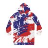 Women's Hoodie Dress (AOP) - TRUMP POWER - Stars and Stripes - Image 14