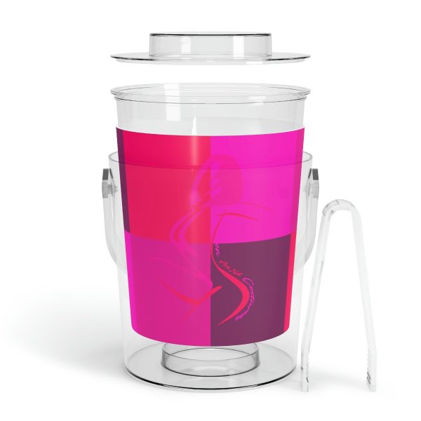Ice Bucket with Tongs - Women Are Not Costumes (Multi Pinks and Purple BG)