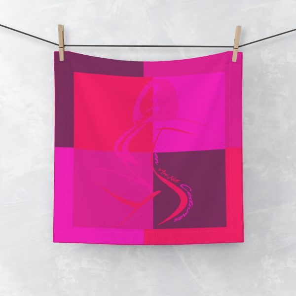 Face Towel - Women Are Not Costumes (Multi Pinks and Purple BG)