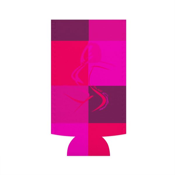 Slim Can Cooler- Women Are Not Costumes (Multi Pinks and Purple BG) - Image 2