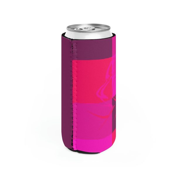 Slim Can Cooler- Women Are Not Costumes (Multi Pinks and Purple BG) - Image 5