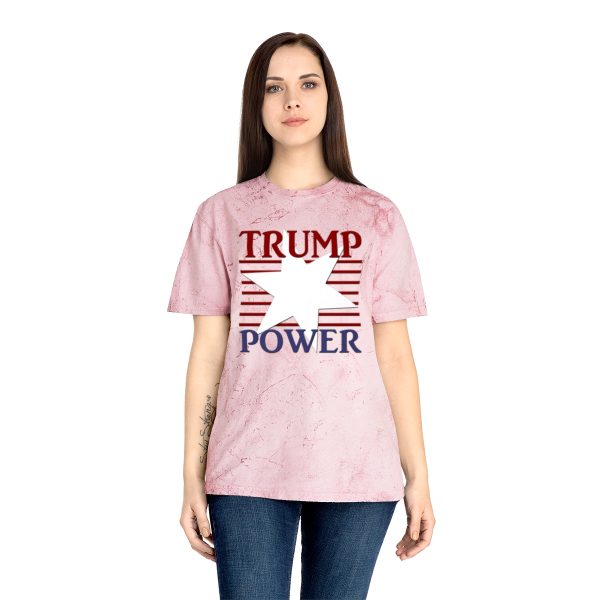 Unisex Color Blast T-Shirt - TRUMP POWER