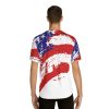 Men's Baseball Jersey (AOP)  - TRUMP POWER Stars and Stripes (Front and Back) - Image 10