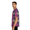 Men's Baseball Jersey (AOP) - Fear Is The Virus LOGO 3 (Hot Pink BG) - Image 12