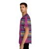 Men's Baseball Jersey (AOP) - Fear Is The Virus LOGO 3 (Hot Pink BG) - Image 24