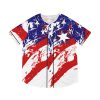 Men's Baseball Jersey (AOP)  - TRUMP POWER Stars and Stripes (Front and Back) - Image 32