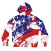Women’s Full-Zip Hoodie (AOP) - TRUMP POWER - Stars and Stripes - Image 21