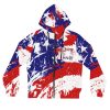 Women’s Full-Zip Hoodie (AOP) - TRUMP POWER - Stars and Stripes - Image 2