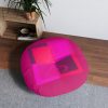 Tufted Floor Pillow, Round - Women Are Not Costumes (Multi Pinks and Purple BG) - Image 8